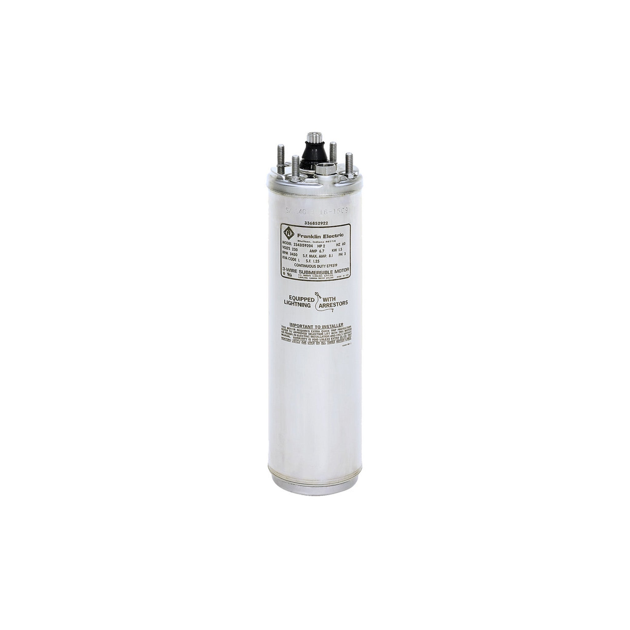1 HP Motor End (230V)