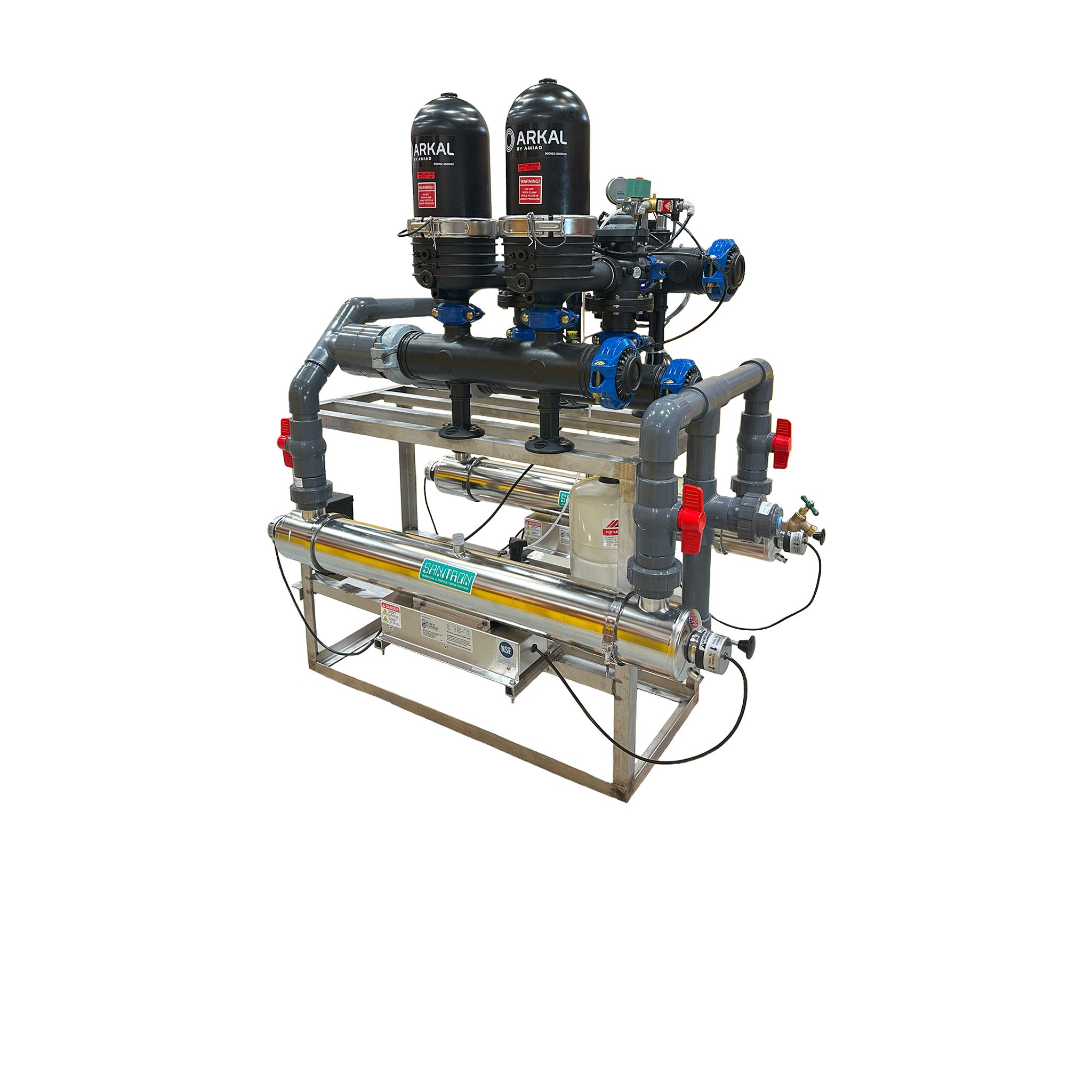 Dual Arkal Sanitron Filter Stand