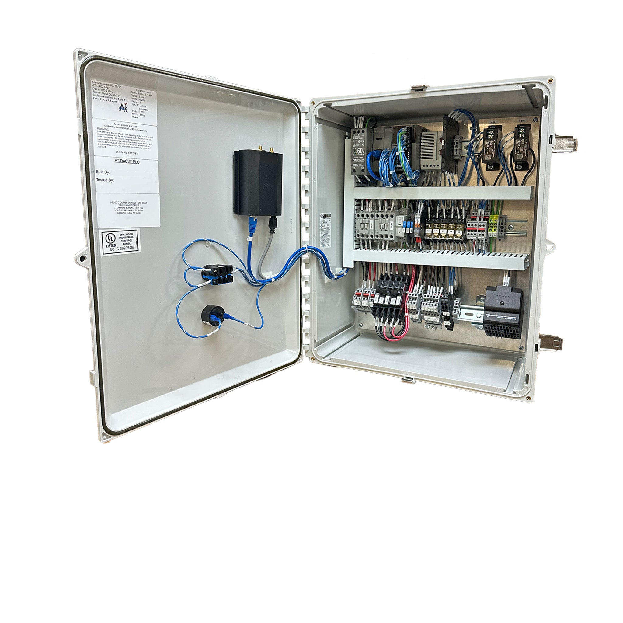 Duplex PLC-Driven Control Panel