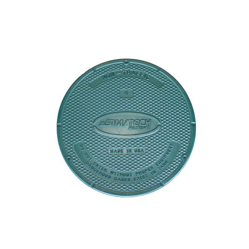24" Cast Iron Riser Lid