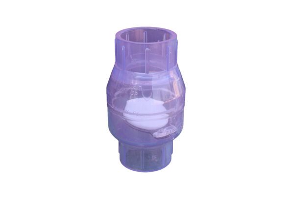 1-1/2 inch clear swing check valve