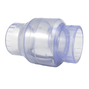 3" clear swing check valve